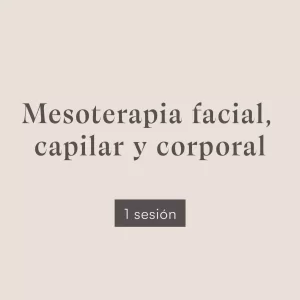 Tratamiento Mesoterapia